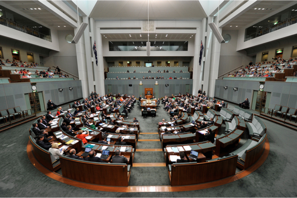 Parliament House, Canberra. House of Representatives - Parliamentary Education Office