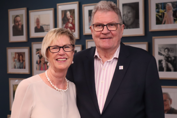 Rare Cancers Australia founders Kate and Richard Vines.